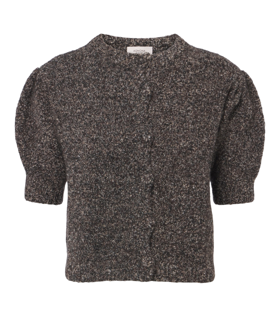 Agnona Cashmere, silk, and wool cardigan