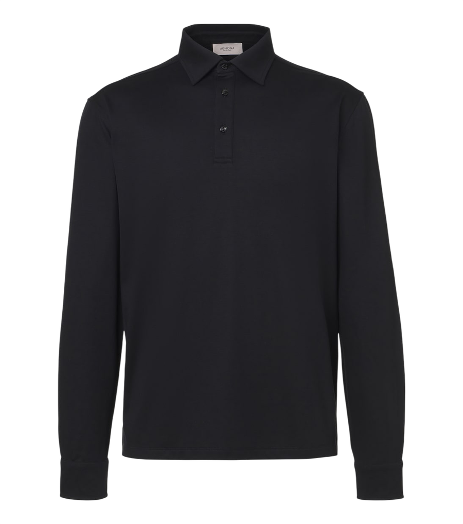 Agnona Cotton and silk polo shirt