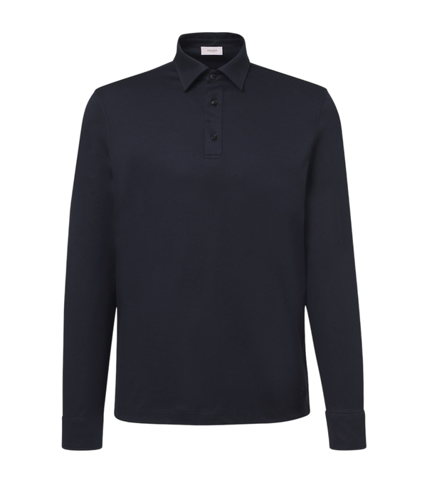 Agnona Cotton and silk polo shirt
