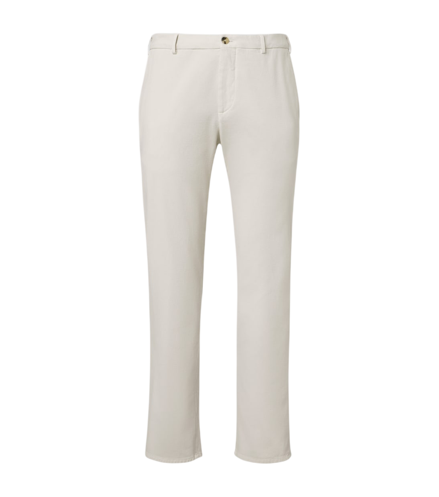Agnona Cotton-blend straight chinos