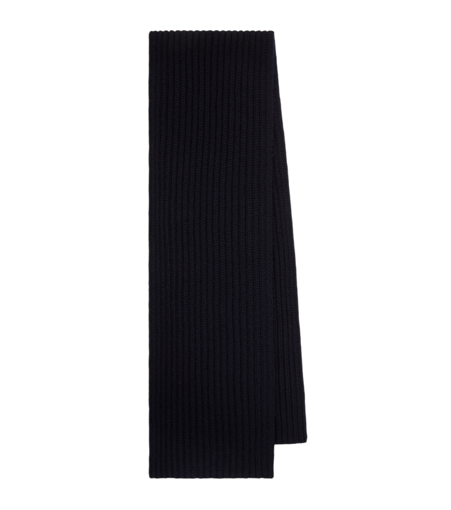 Agnona Ribbed-knit cashmere scarf