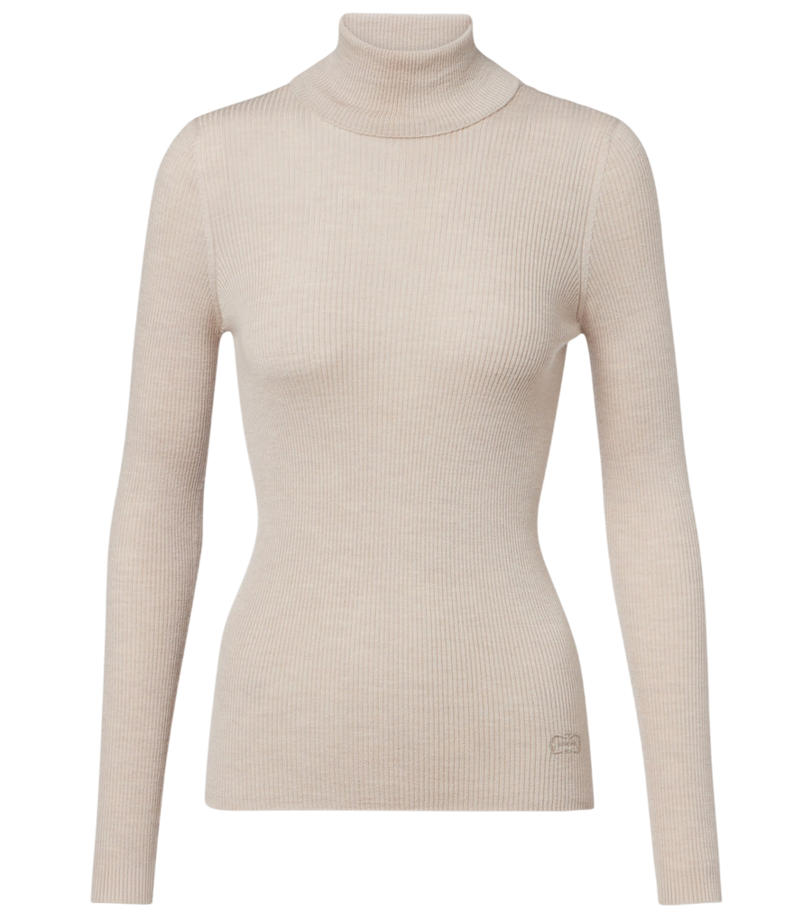 Agnona Turtleneck wool, silk, and cashmere sweater