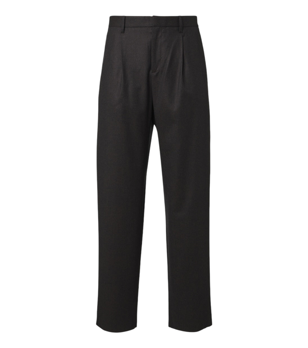 Agnona Wool pleated straight pants