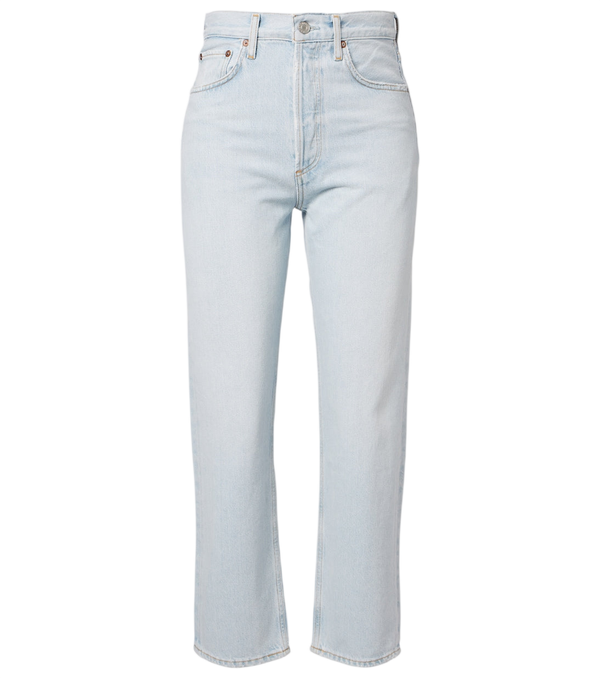 Jeans rectos '90s Crop de Agolde
