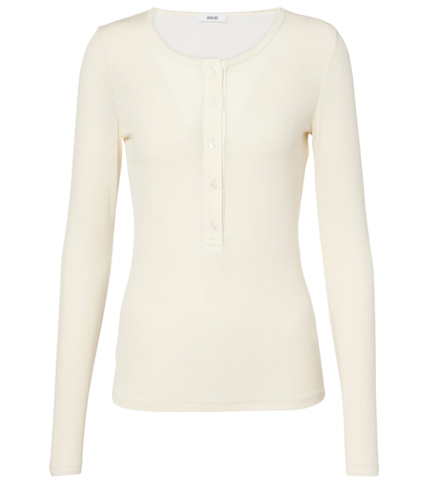 Agolde Faustine Henley shirt