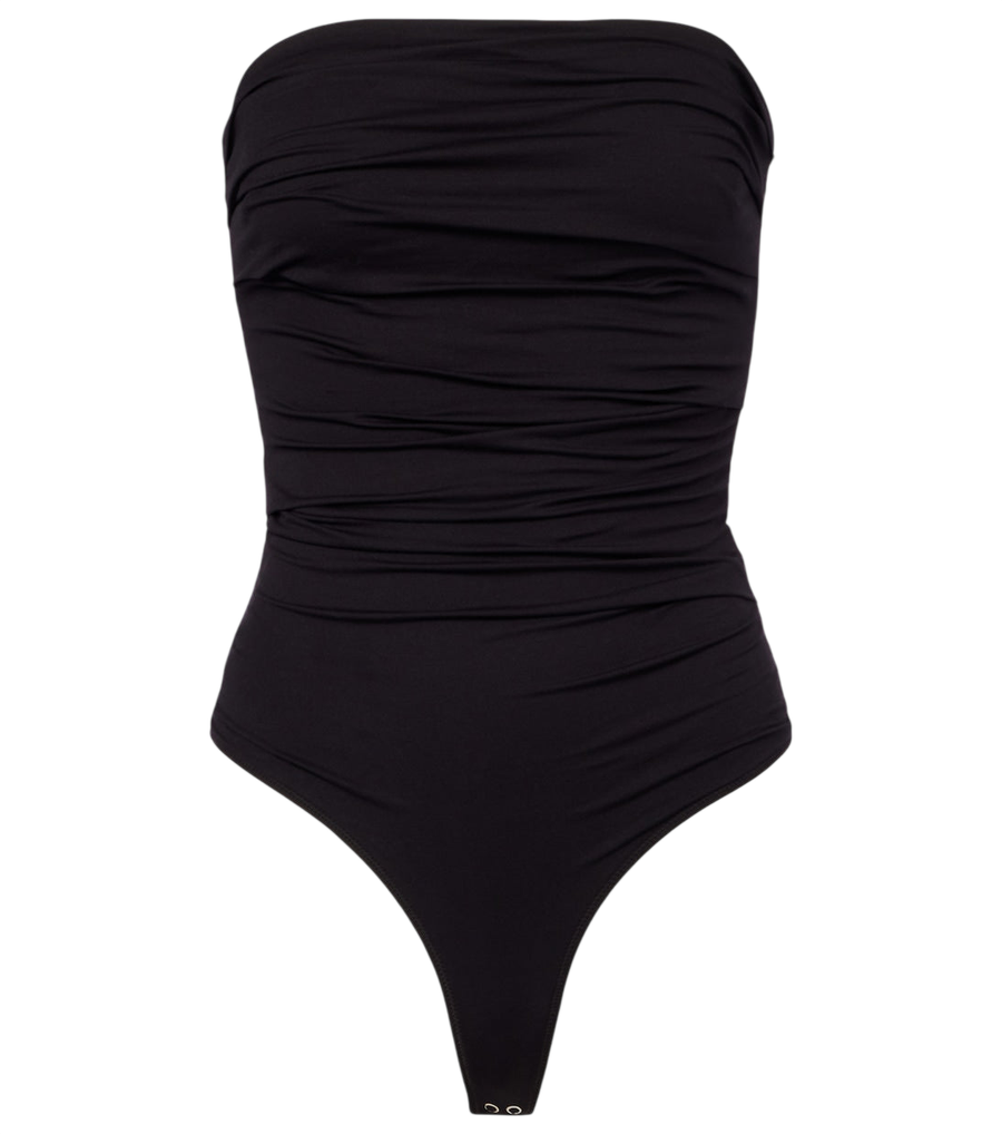 Body con espalda abierta y detalle fruncido Gwyneth de Agolde