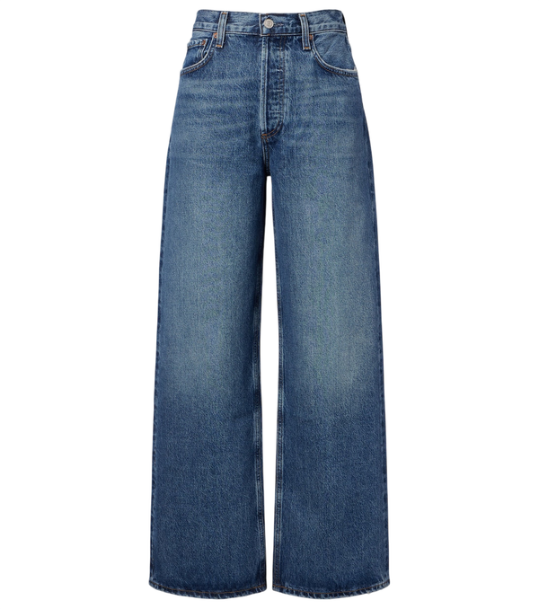 Agolde Low Slung Baggy mid-rise wide-leg jeans