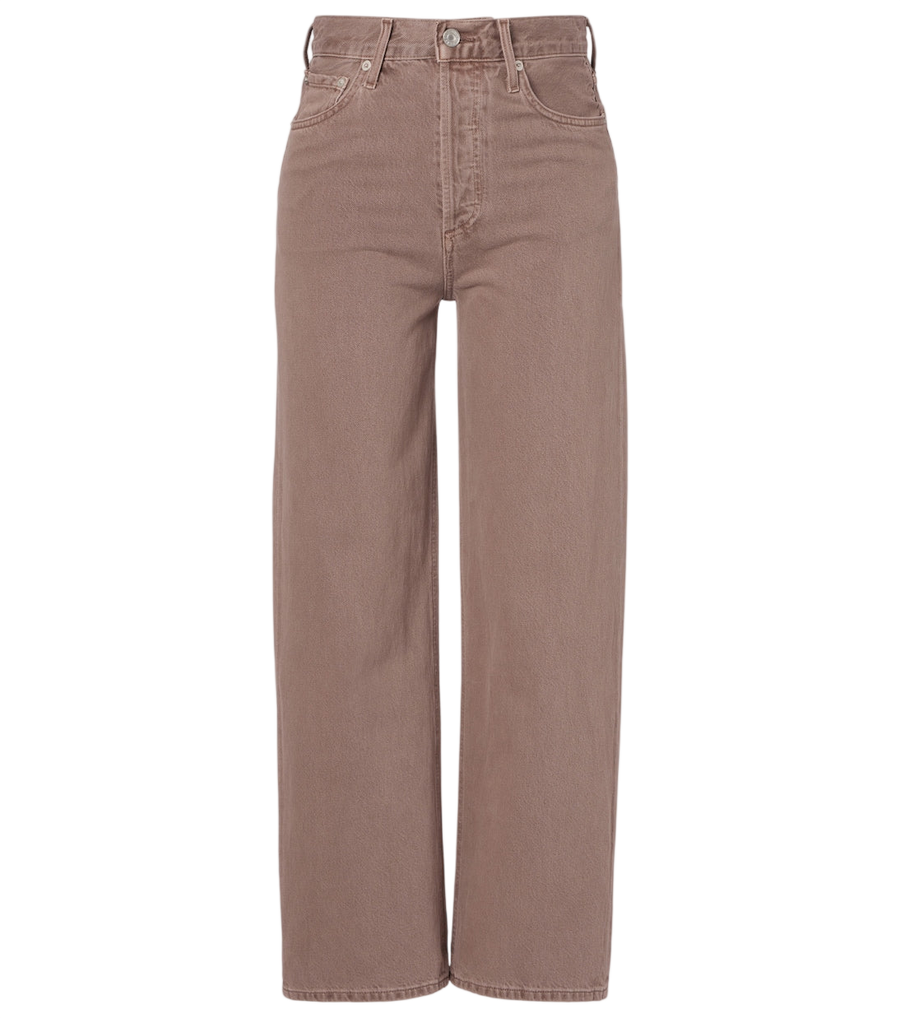 Agolde Ren Crop high-rise wide-leg jeans