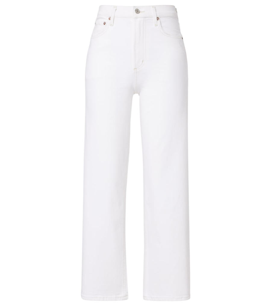 Agolde Jeans a gamba larga cropped Ren