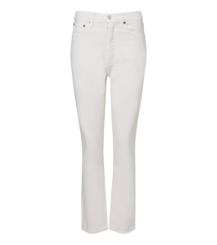 Agolde Jeans dritti cropped Riley