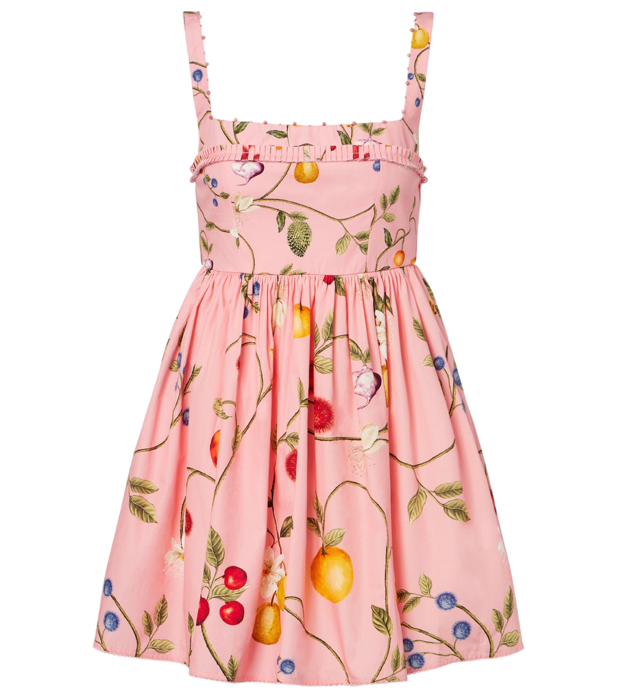 Agua by Agua Bendita Barbara printed cotton minidress