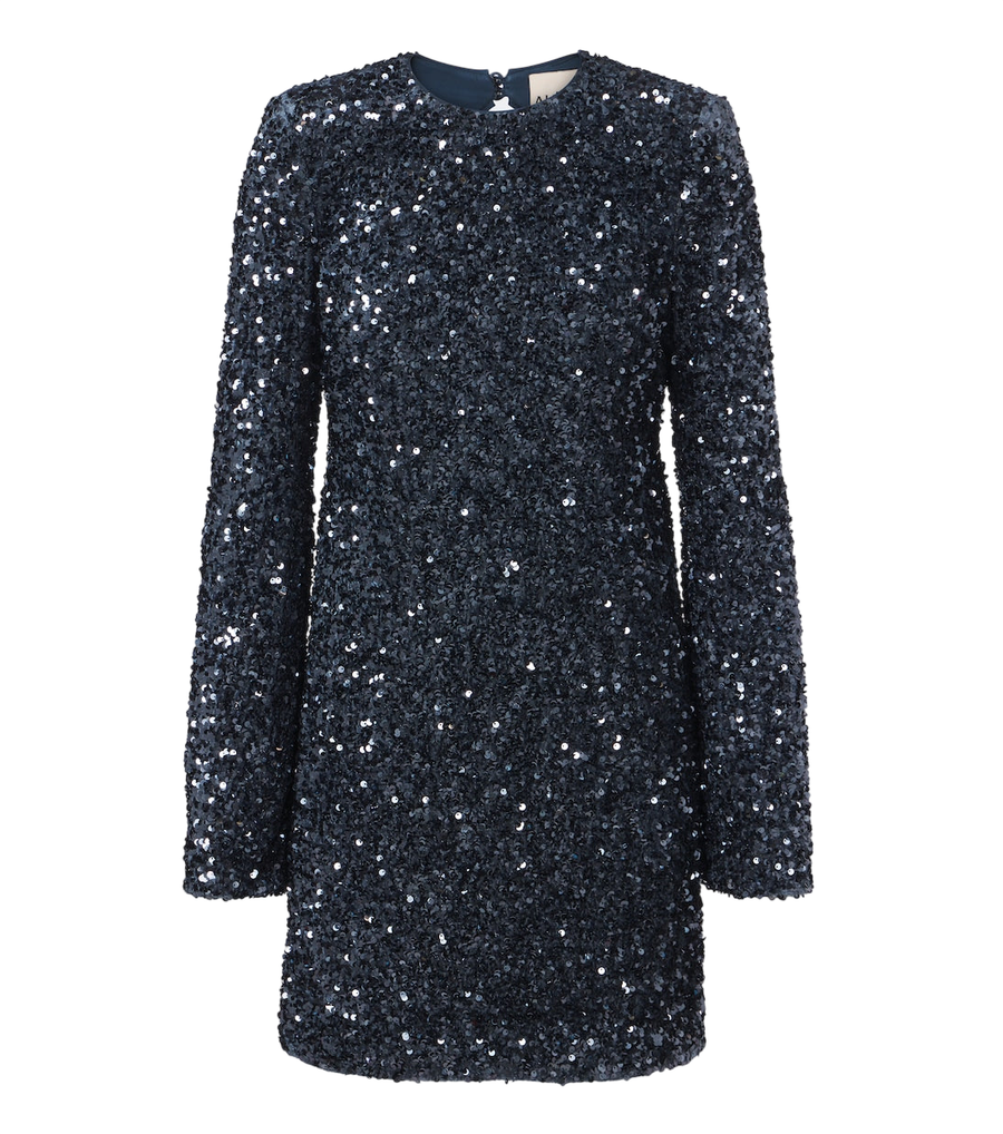 Mini-robe dos nu à sequins Ellie d'Alémais