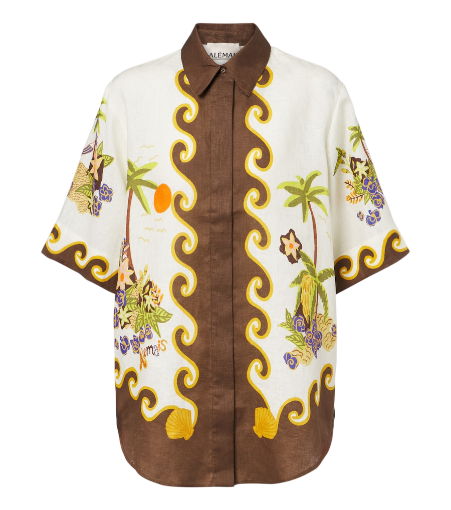 Camisa de lino Island Cove de Alémais