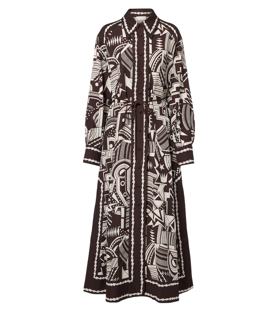 Alémais Lori printed shirt dress
