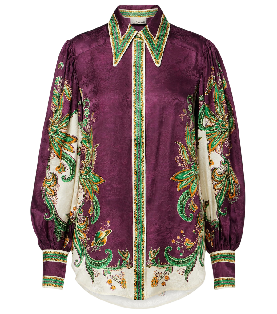 Camisa estampada Ruthie de Alémais