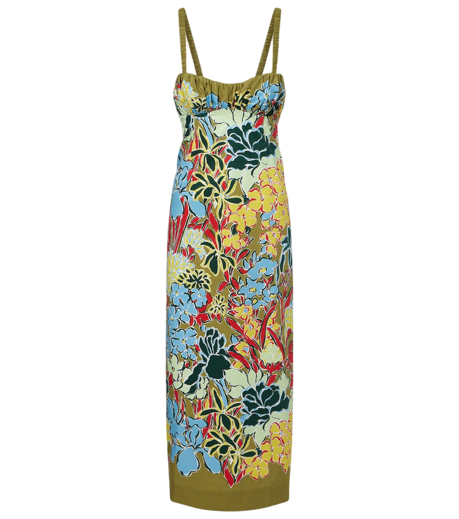 Alémais Solstice floral cotton midi dress