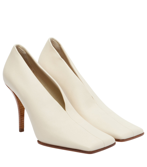 Alaïa 90 sapatos de couro