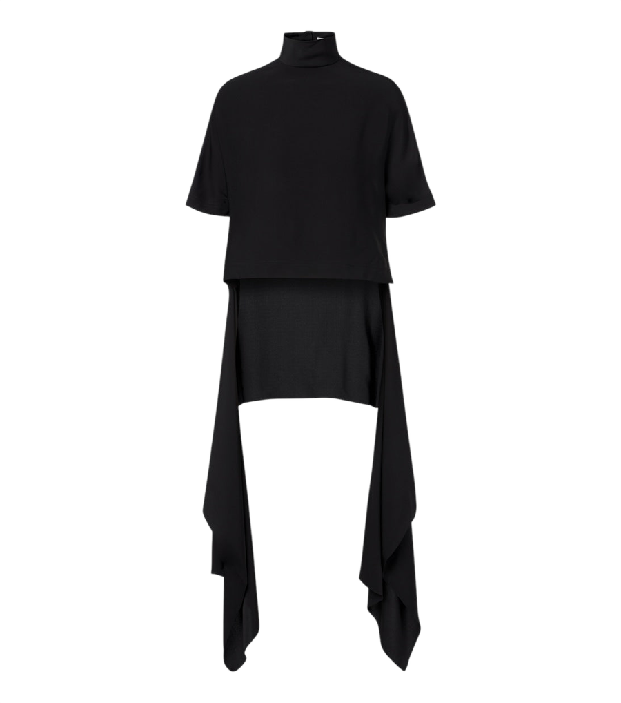 Haut asymétrique en cady Alaïa