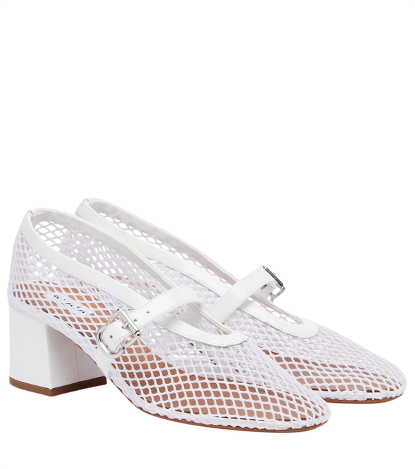 Zapatos tipo merceditas de malla para bebé de Alaïa
