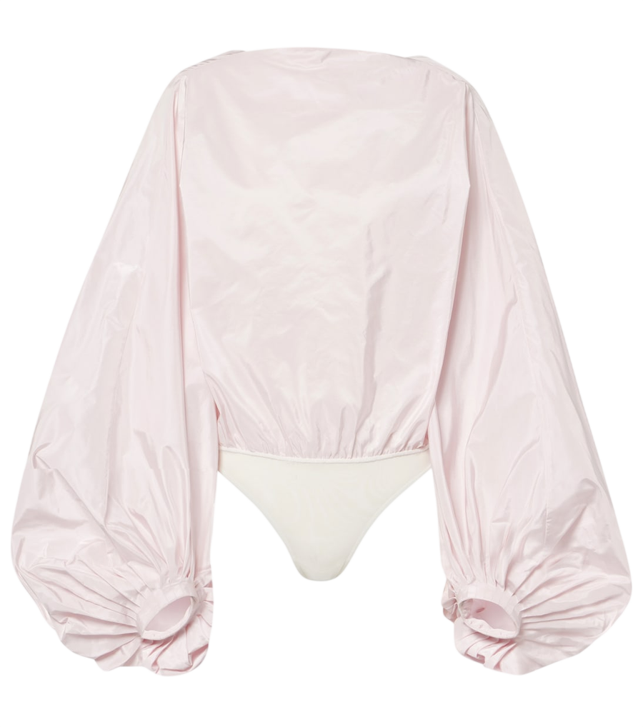 Alaïa Balloon silk bodysuit