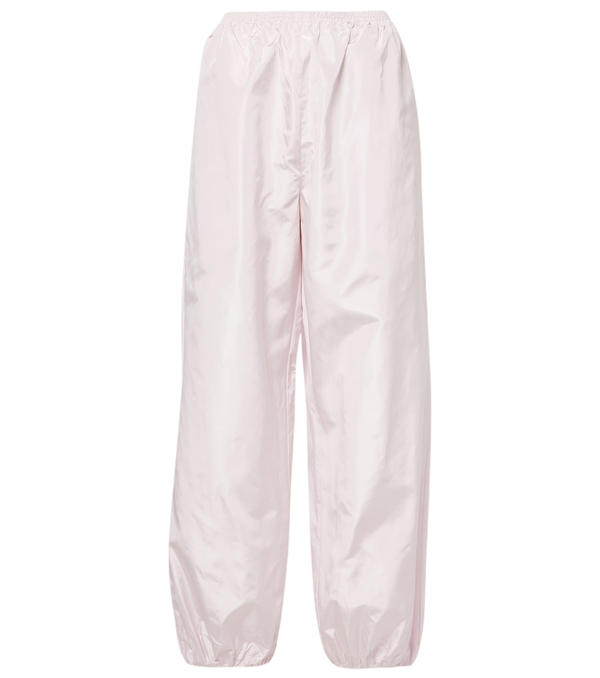 Alaïa Balloon silk wide-leg pants