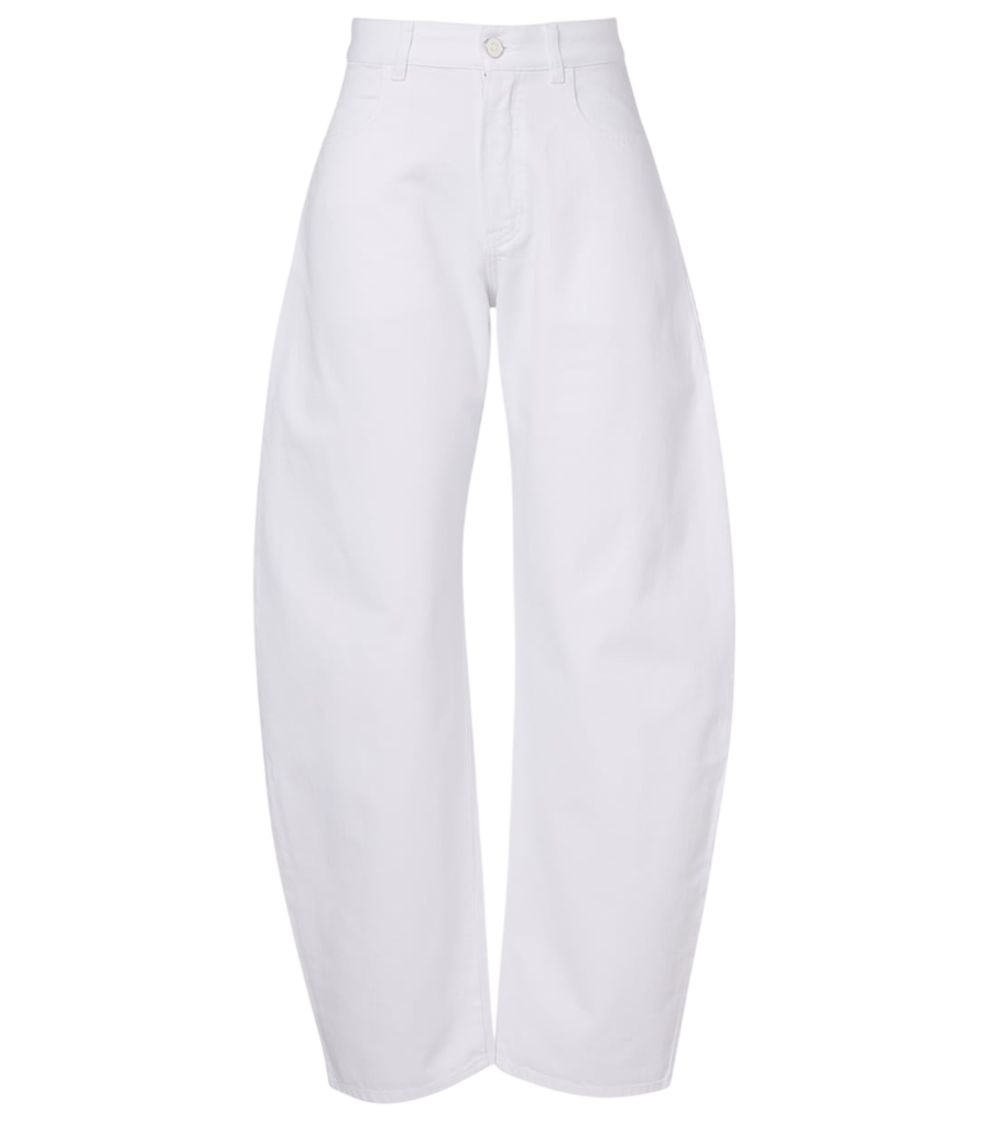 Alaïa Calça jeans com corte reto