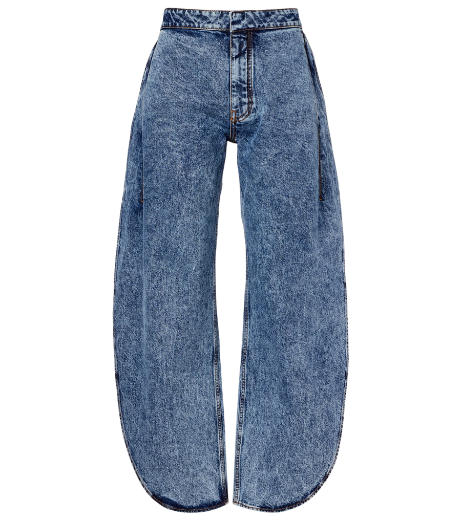 Jeans de pierna tipo barril Alaïa