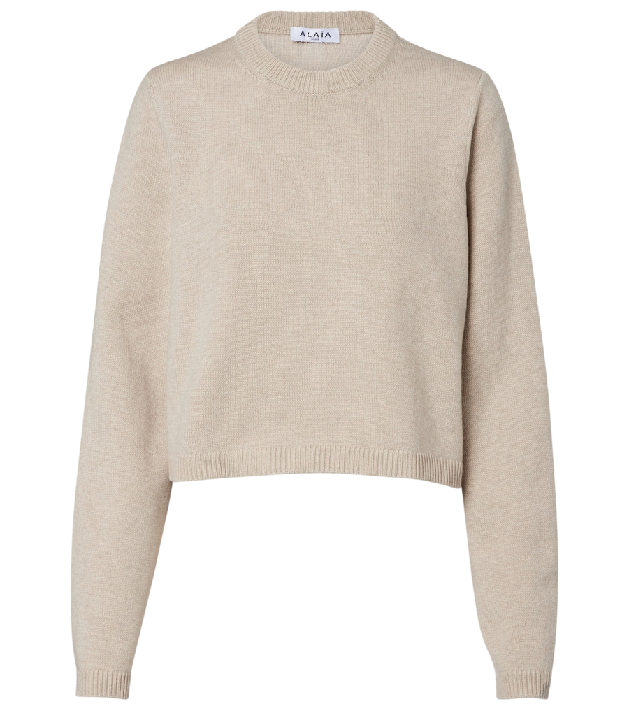 Alaïa Cashmere and wool-blend sweater