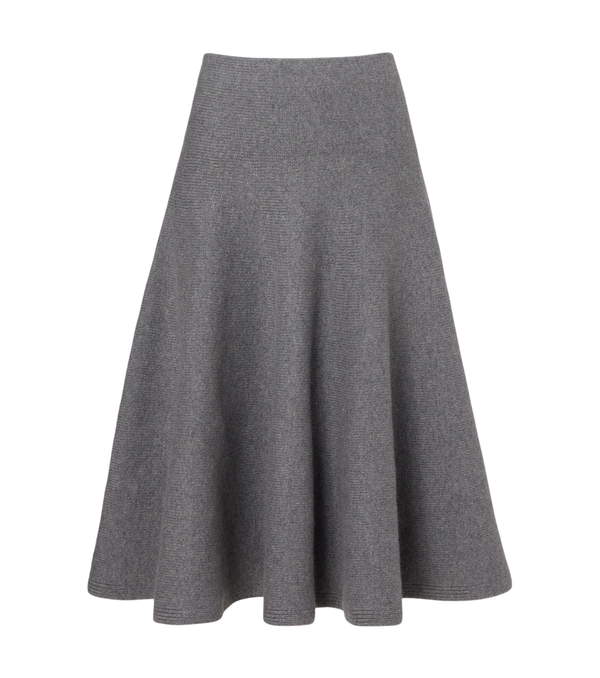 Alaïa Cashmere-blend midi skirt