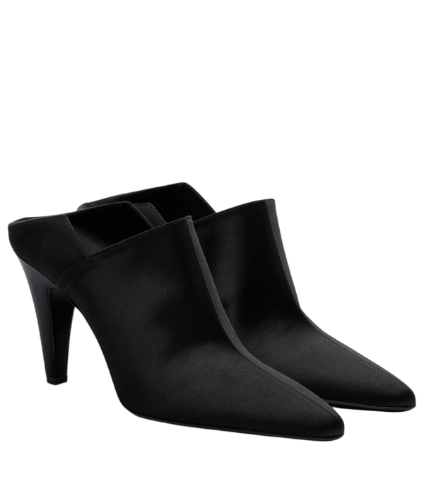 Alaïa Cone satin mules