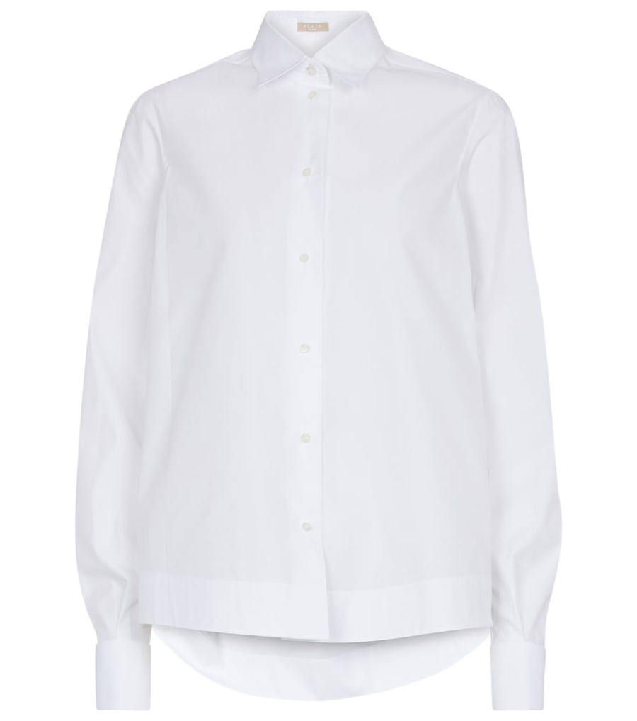 Camisa de popelina de mezcla de algodón de Alaïa