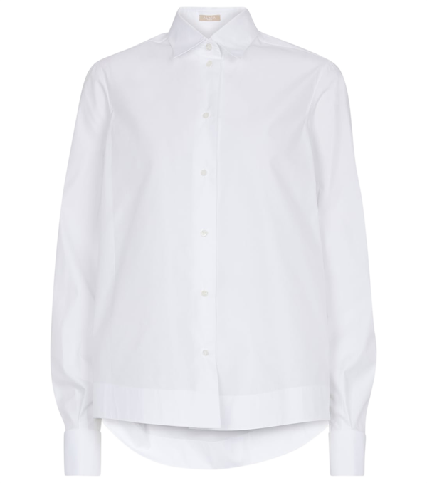 Alaïa Camisa de popeline em mistura de algodão