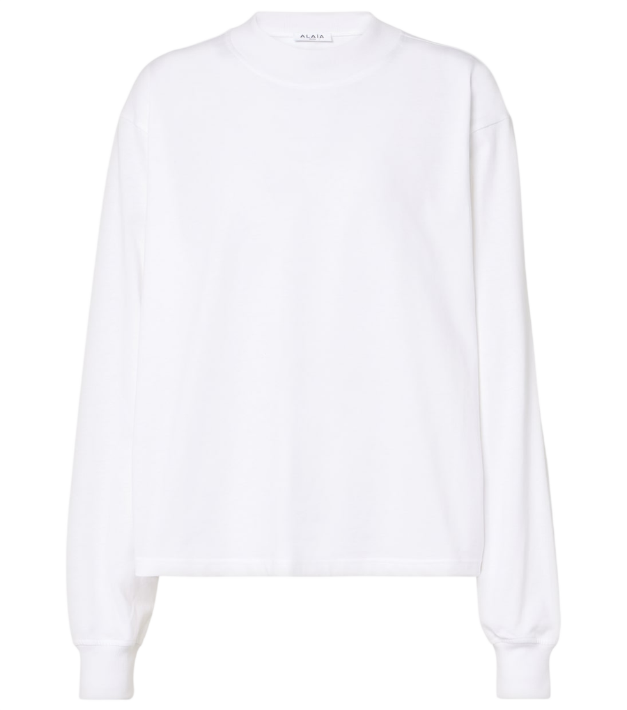 Alaïa Cotton jersey sweatshirt