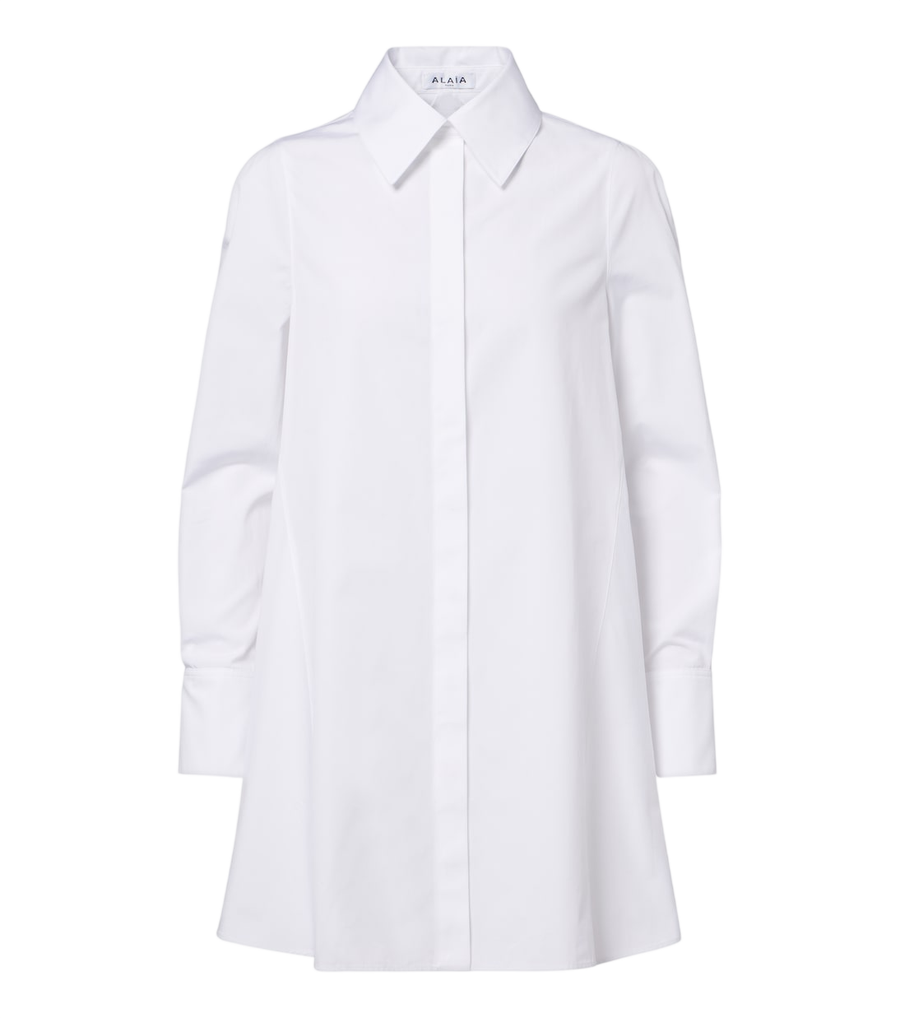Alaïa Cotton poplin minidress