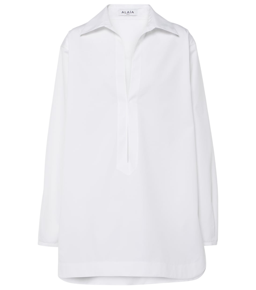 Alaïa Cotton poplin minidress