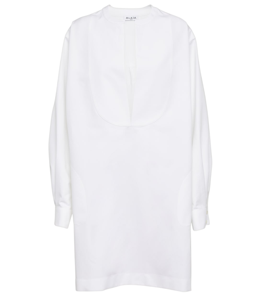 Alaïa Miniabito in popeline di cotone