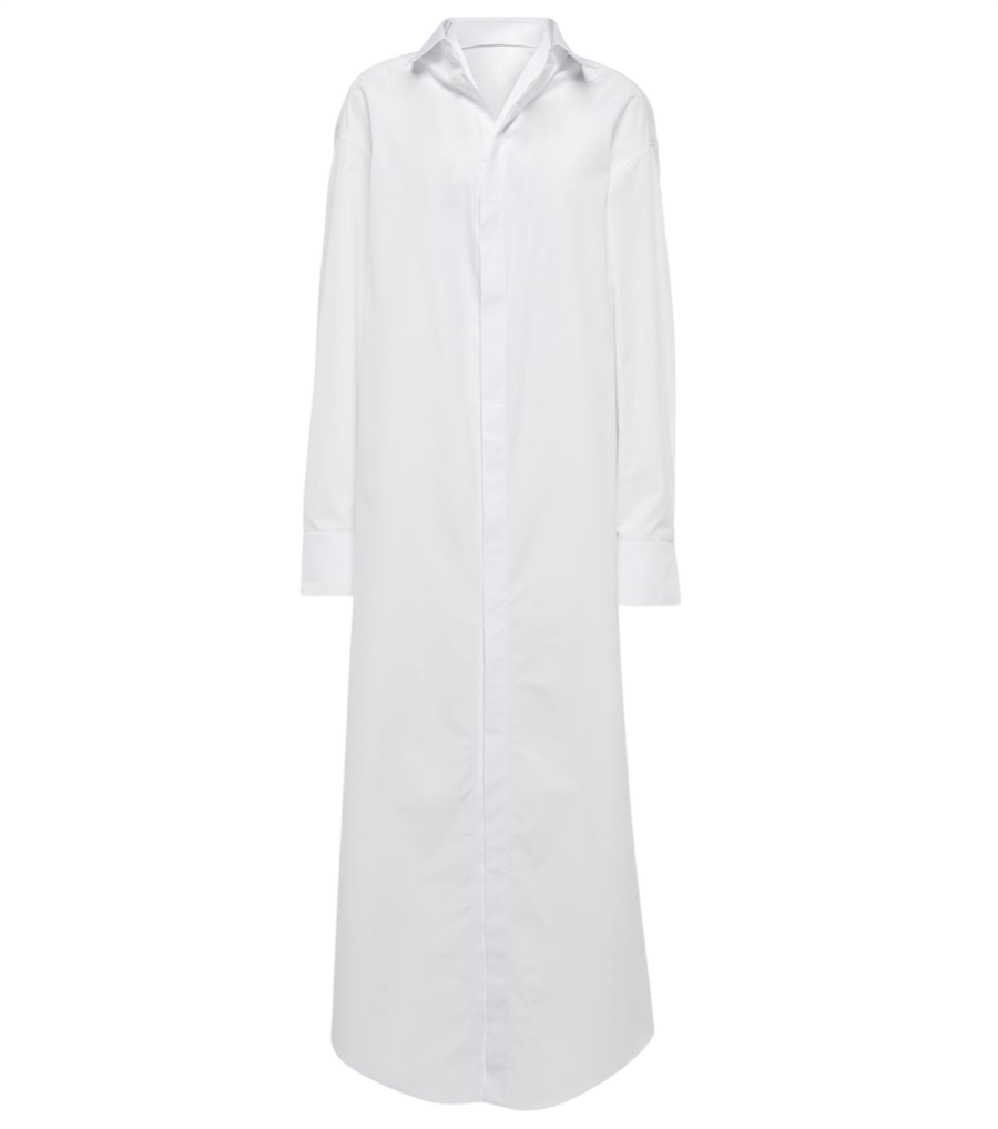 Alaïa Cotton poplin shirt dress
