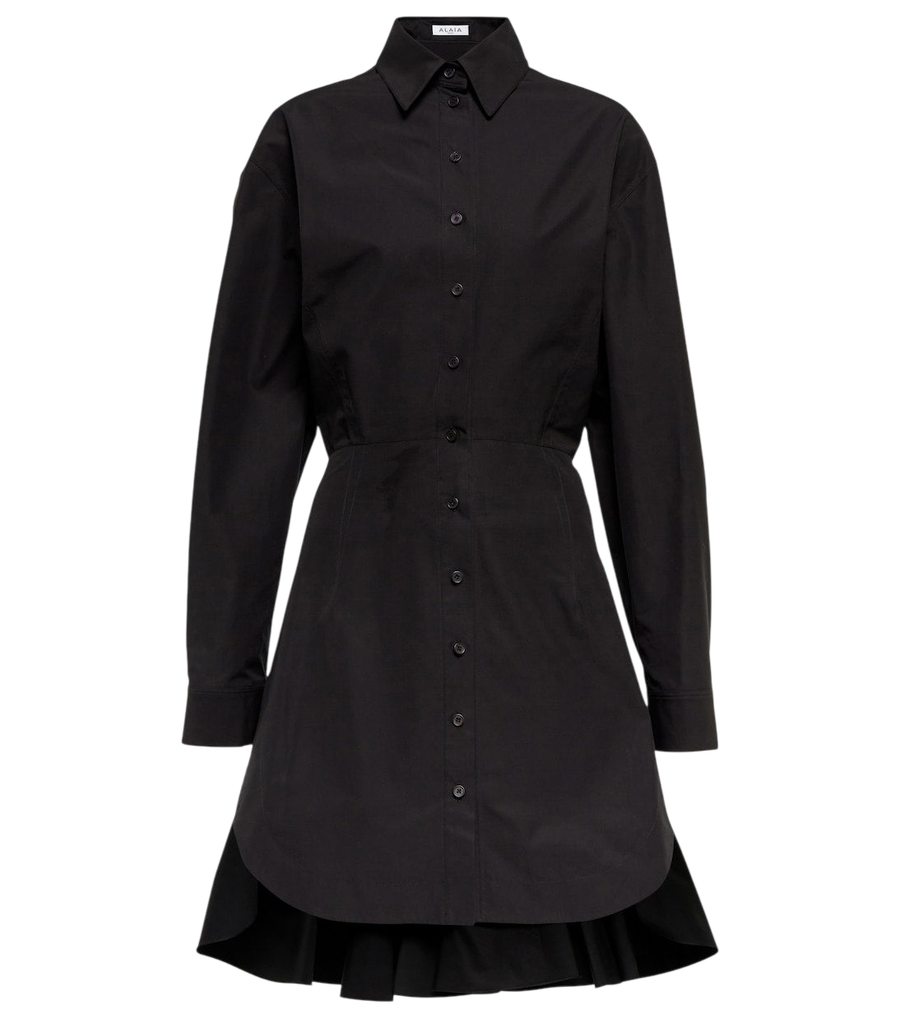 Alaïa Cotton poplin shirt dress