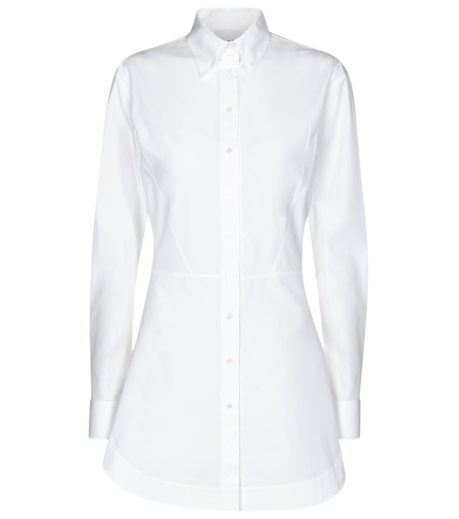 Camisa de popelina de algodón de Alaïa
