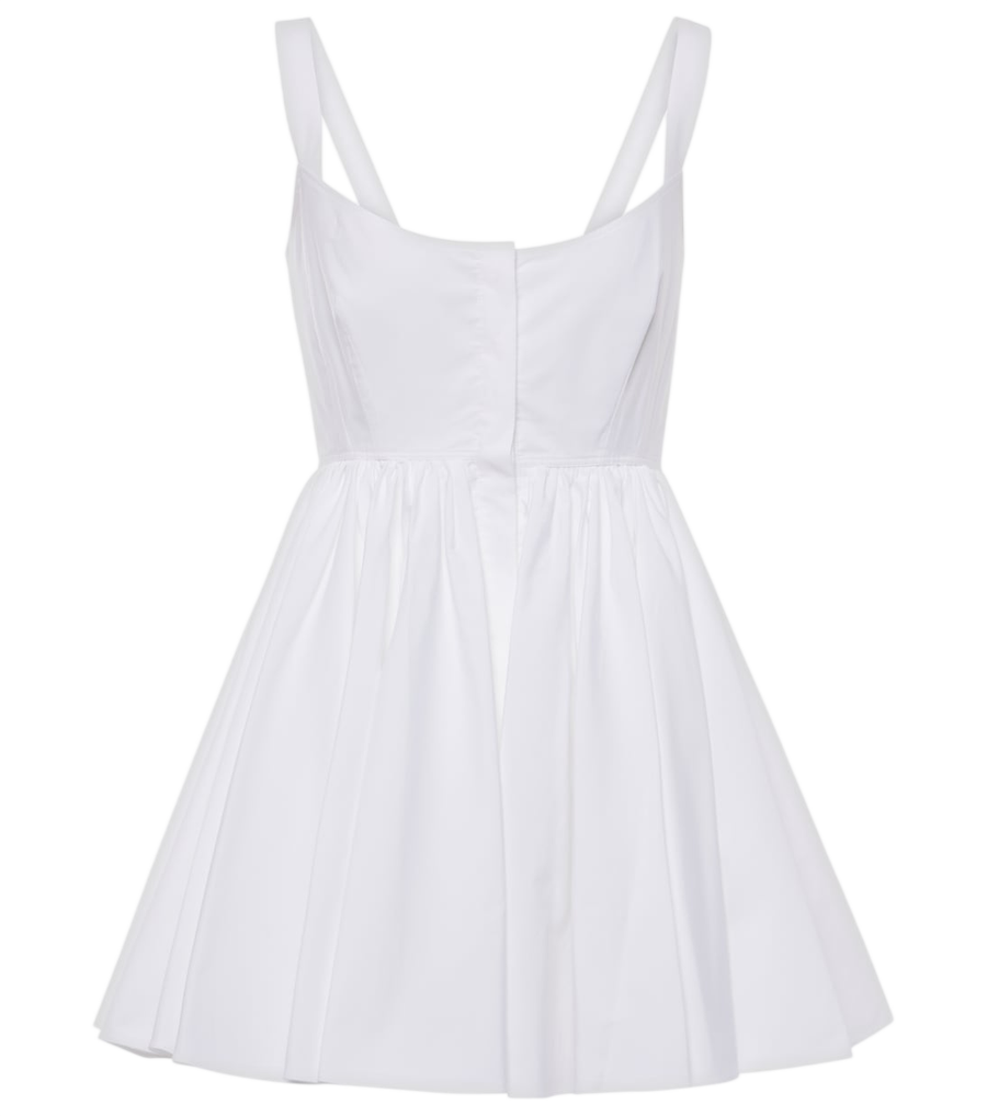 Alaïa Cotton poplin skater dress