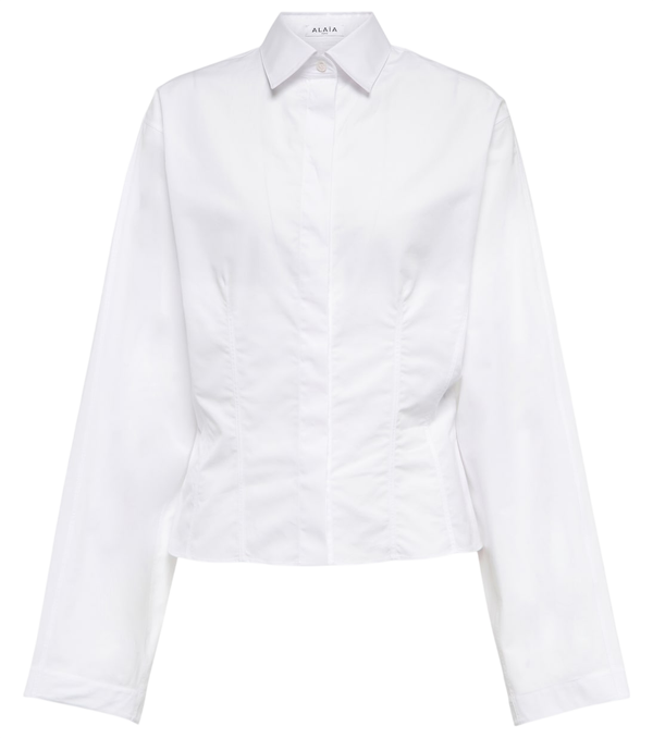 Alaïa Camisa de algodão