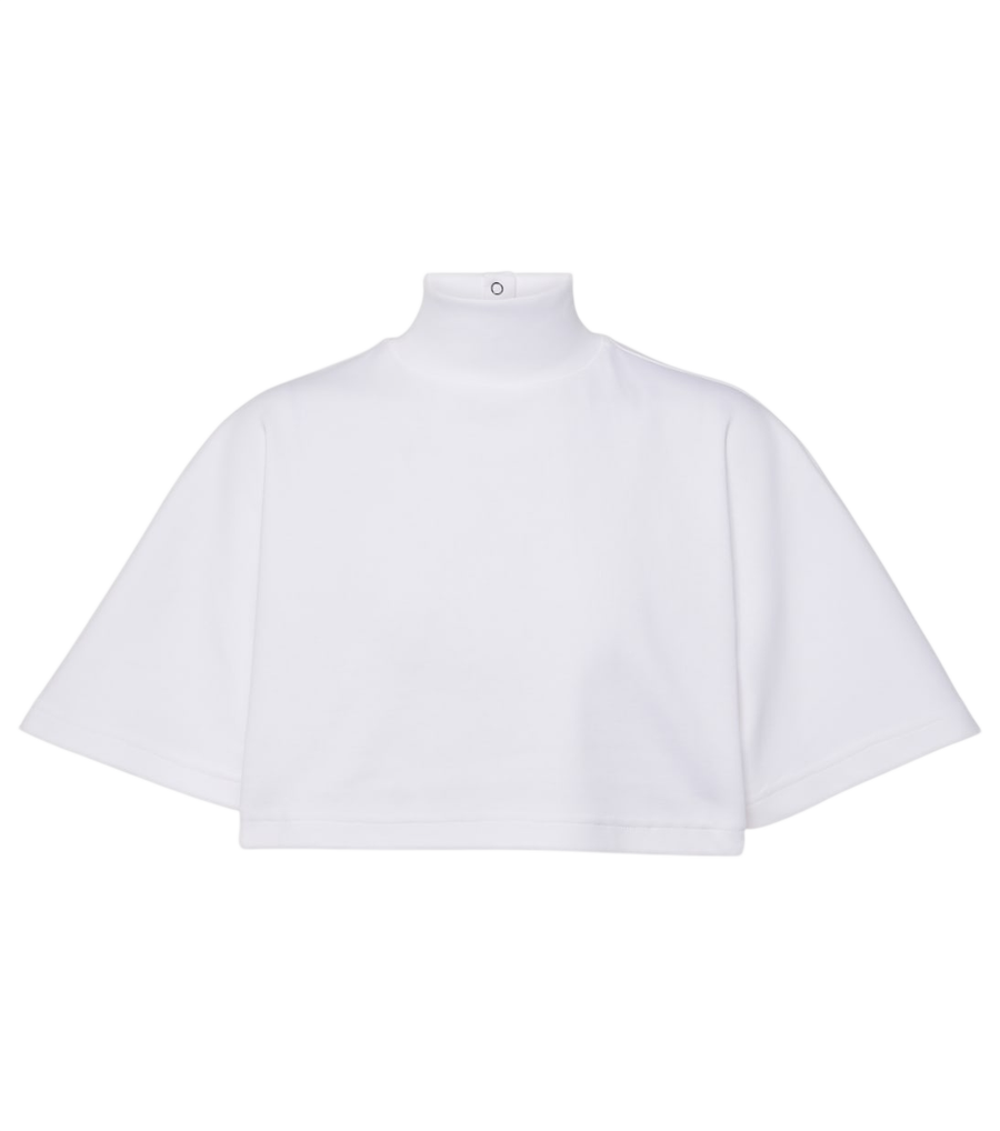 Top de cuello alto de algodón Alaïa