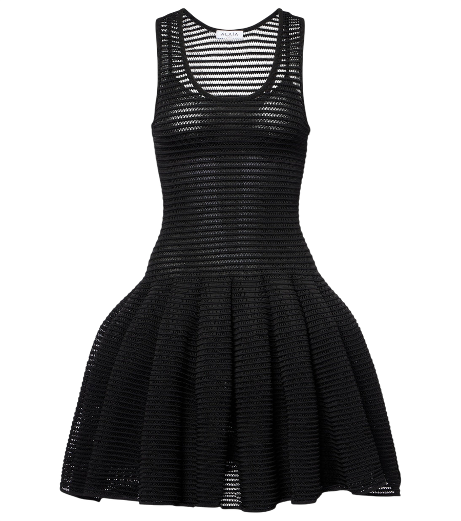 Mini-robe en maille crinoline Alaïa