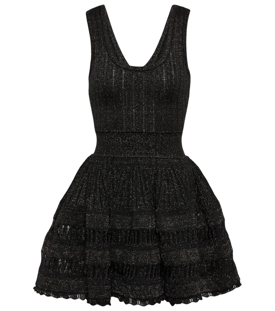 Alaïa Crinoline wool-blend minidress
