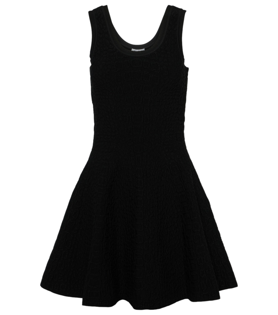 Mini-robe Alaïa effet crocodile