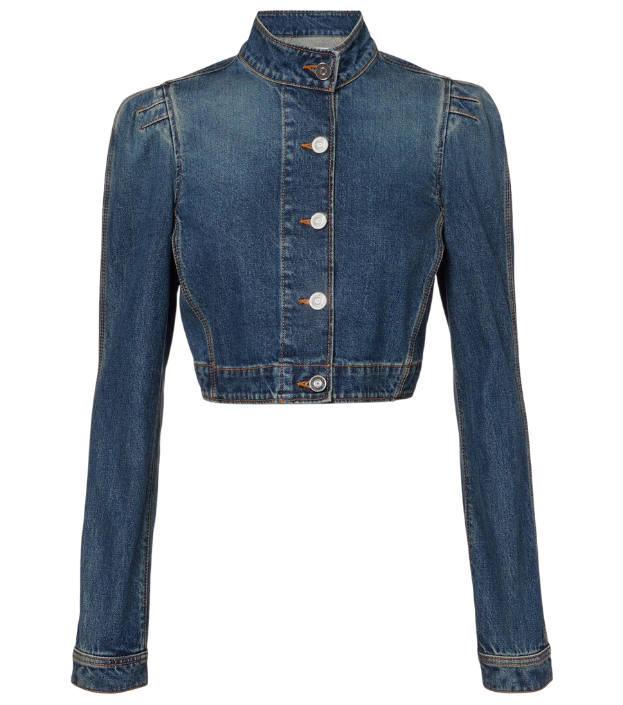 Alaïa Cropped denim jacket