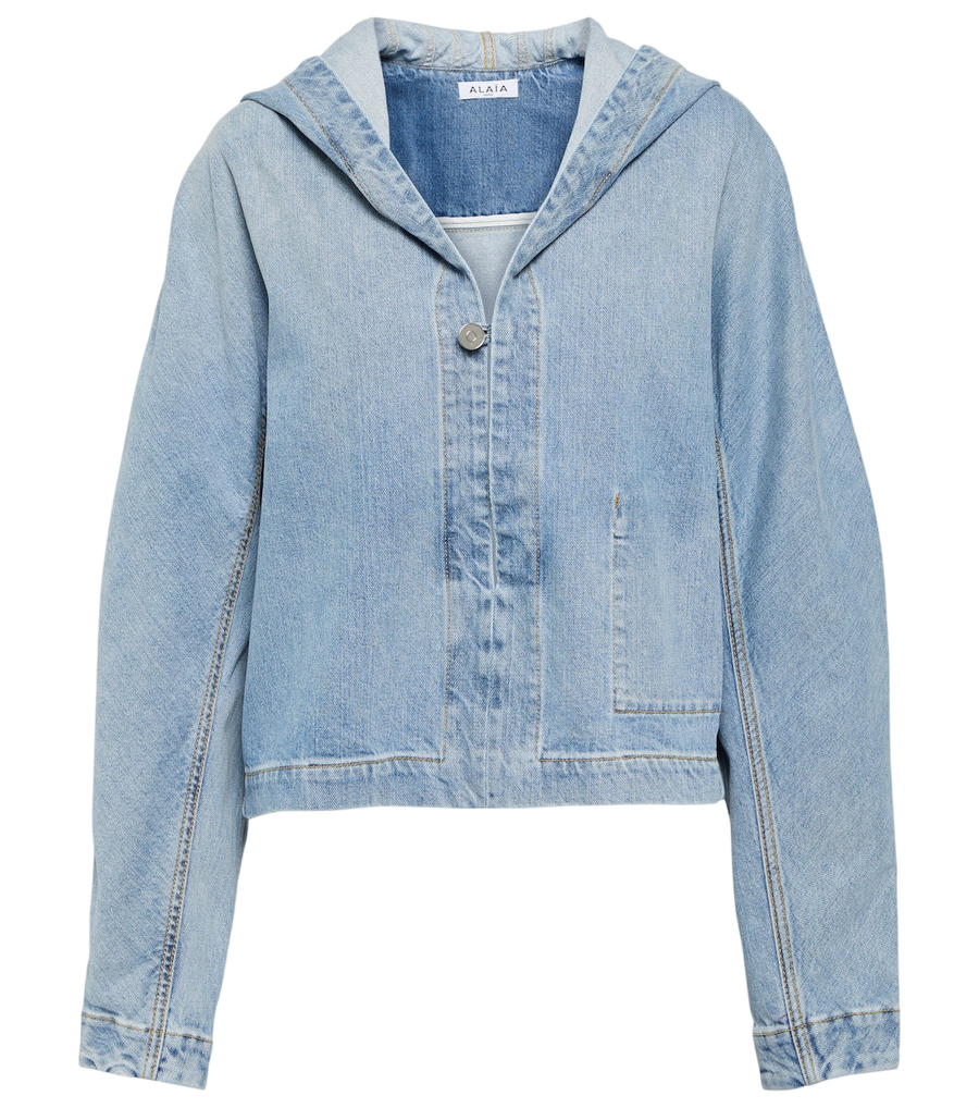 Alaïa Cropped denim jacket