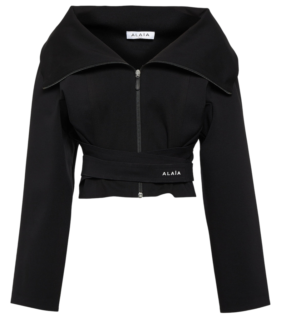 Veste courte en jersey Alaïa