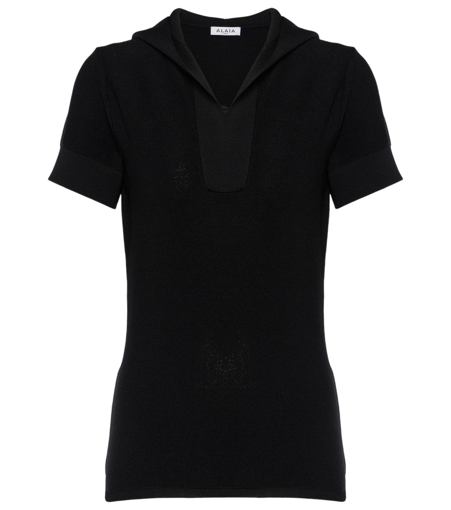 Alaïa Cropped knit top