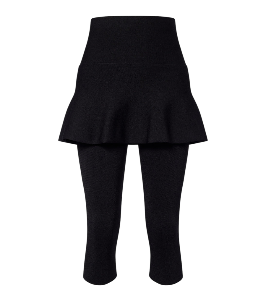 Alaïa Cropped peplum leggings